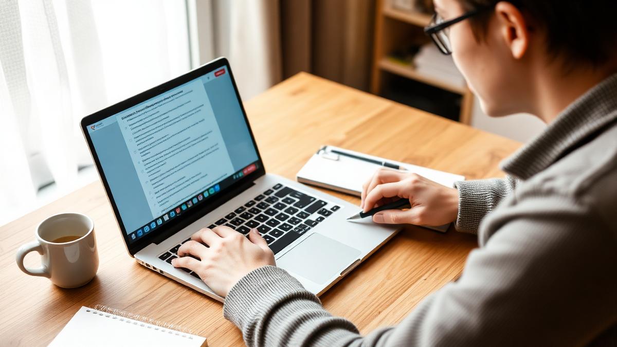 Nauka teorii prawa jazdy online na laptopie